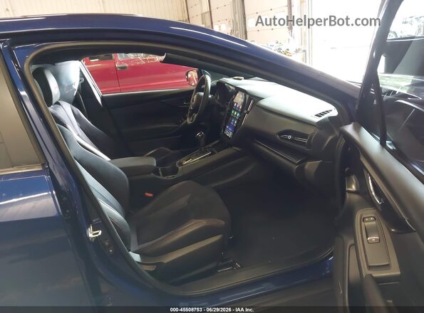 JF1VBAN68N8005402 2022 SUBARU WRX Blue Vista interior delantera