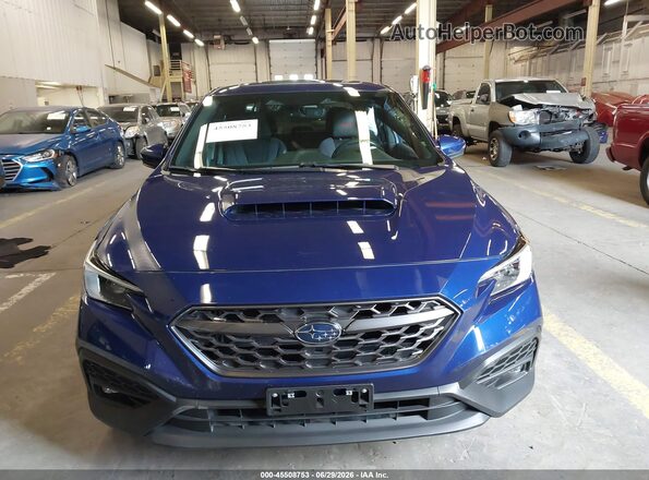 JF1VBAN68N8005402 2022 SUBARU WRX Blue Vista interior trasera