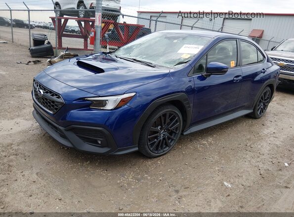 JF1VBAN6XN8031631 2022 SUBARU WRX Blue Передня ліва чверть