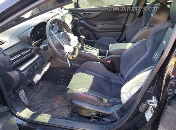 JF1VBAU65P8807247 2023 SUBARU WRX Black Widok wnętrza z przodu