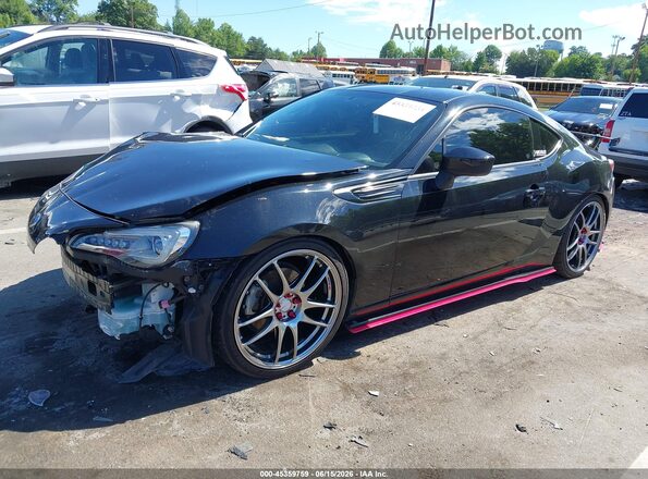 JF1ZCAB18H9600806 2017 SUBARU BRZ Черный Передняя левая четверть