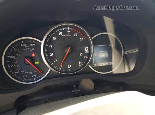 JF1ZCAC12H8600451 2017 SUBARU BRZ Угольный Вид щитка приборов