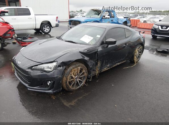 JF1ZCAC12H8600627 2017 SUBARU BRZ Black Առջևի ձախ երեք քառորդ տեսարան