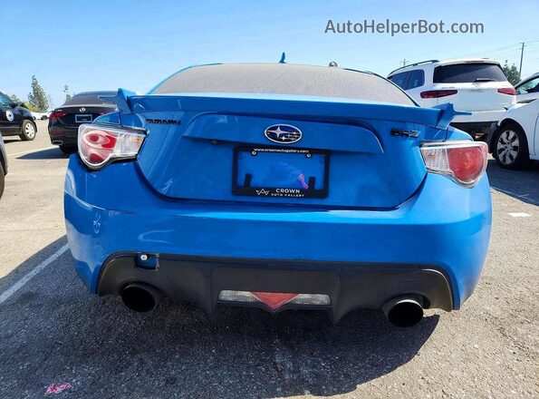 JF1ZCAC15G9600310 2016 SUBARU BRZ Синий Вид сзади