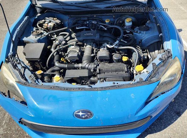 JF1ZCAC15G9600310 2016 SUBARU BRZ Синий Вид задней части салона