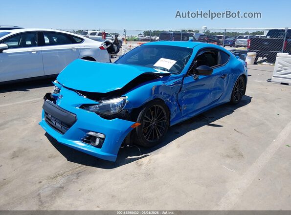 JF1ZCAC15G9600730 2016 SUBARU BRZ Blue Przód lewy