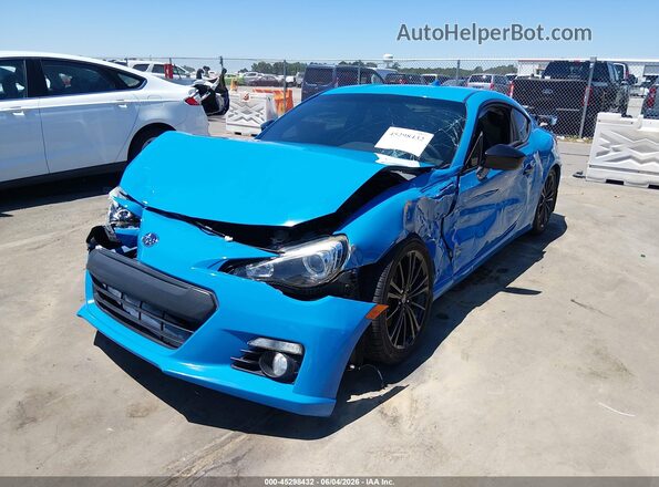 JF1ZCAC15G9600730 2016 SUBARU BRZ Blue Widok z przodu