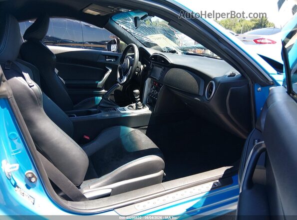 JF1ZCAC15G9600730 2016 SUBARU BRZ Blue Widok wnętrza z przodu