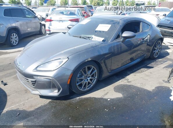 JF1ZDBB12P9704225 2023 SUBARU BRZ Gray Առջևի ձախ երեք քառորդ տեսարան