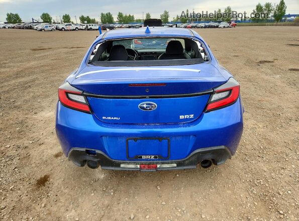 JF1ZDBE12N9703990 2022 SUBARU BRZ Blue Հետևի տեսք