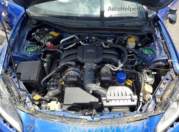 JF1ZDBE15P9702920 2023 SUBARU BRZ Blue უკანა სალონის ხედი