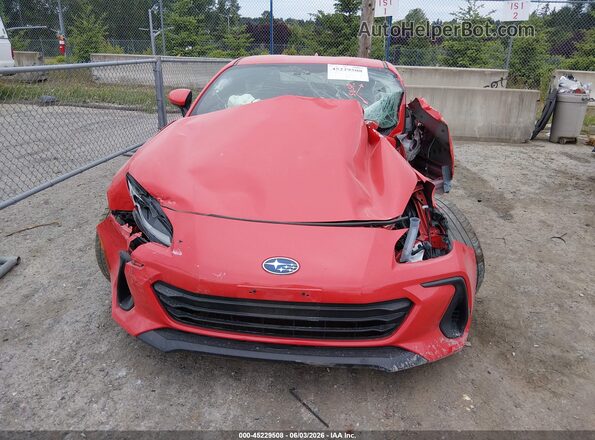 JF1ZDBE17P9701624 2023 SUBARU BRZ Red Вид щитка приладів