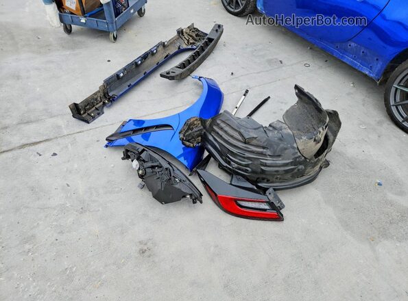 JF1ZDBE18R9701408 2024 SUBARU BRZ Blue Widok komory silnika
