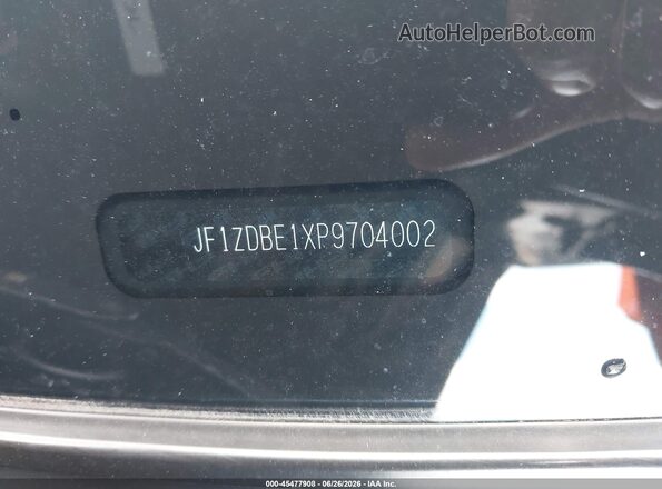 JF1ZDBE1XP9704002 2023 SUBARU BRZ Black Engine compartment view
