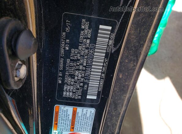 JF1ZNAA11H9709670 2017 TOYOTA 86 Black Շարժիչի բաժամունքի տեսք