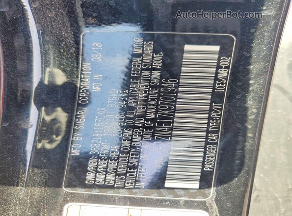 JF1ZNAE17K9701946 2019 TOYOTA 86 Black Vista del compartimento del motor