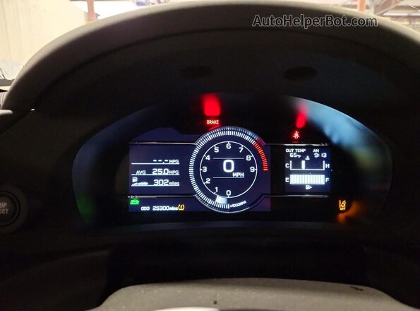 JF1ZNBB16R9758126 2024 TOYOTA GR86 Red Vista del cuadro de instrumentos