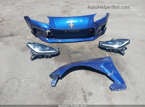 JF1ZNBC10P8760407 2023 TOYOTA GR86 Blue Instrument cluster view