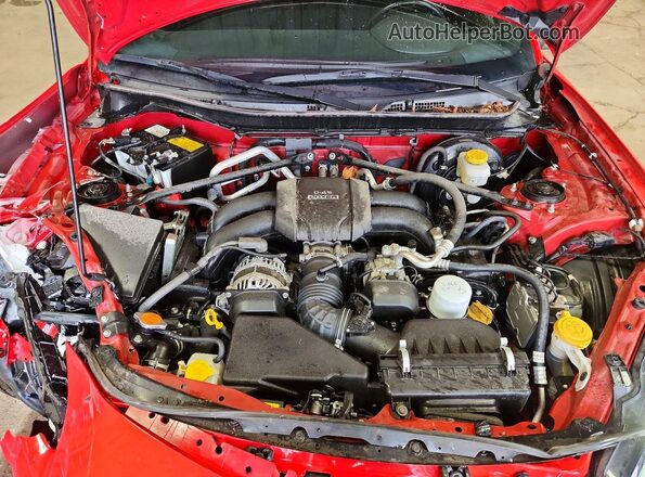 JF1ZNBC11N8754483 2022 TOYOTA GR86 Red Vista interior trasera