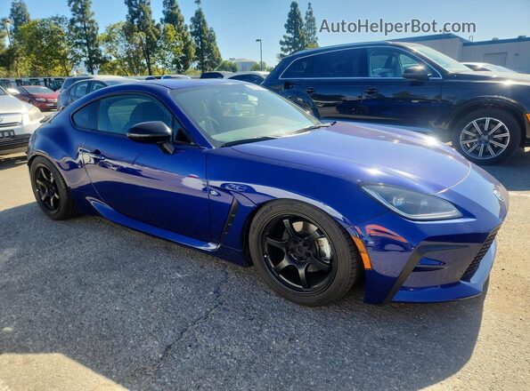 JF1ZNBC17N8757887 2022 TOYOTA GR86 Blue წინა მარჯვენა