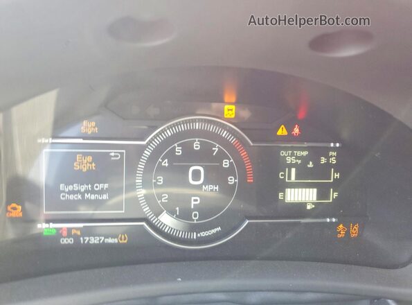 JF1ZNBE12S8753092 2025 TOYOTA GR Красный Вид щитка приборов