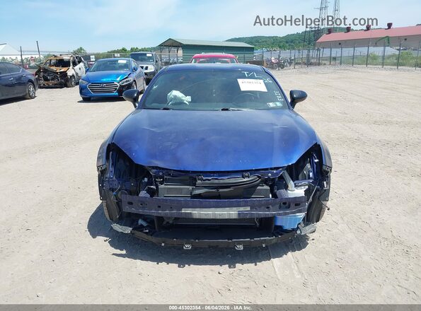 JF1ZNBE14R8750074 2024 TOYOTA GR86 Blue Instrument cluster view