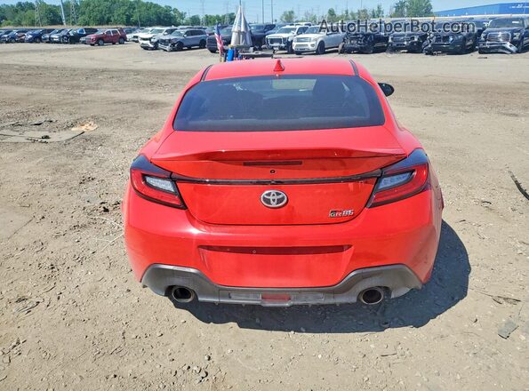 JF1ZNBE18P9759657 2023 TOYOTA GR Красный Вид сзади