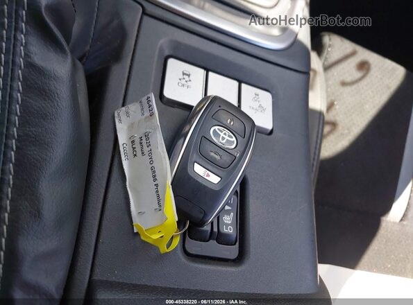 JF1ZNBE1XS9752010 2025 TOYOTA GR86 Black Вид панелі приладів