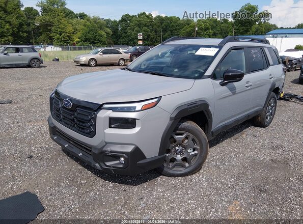 JF2BUPAD4TY499805 2026 SUBARU OUTBACK Gray Przód lewy