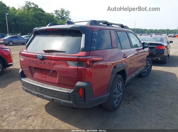 JF2BUPAD9TY452074 2026 SUBARU OUTBACK Red Tył prawy