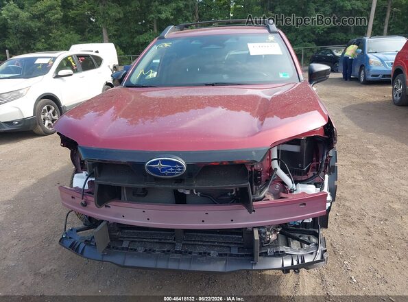 JF2BUPAD9TY452074 2026 SUBARU OUTBACK Red Widok wnętrza z tyłu