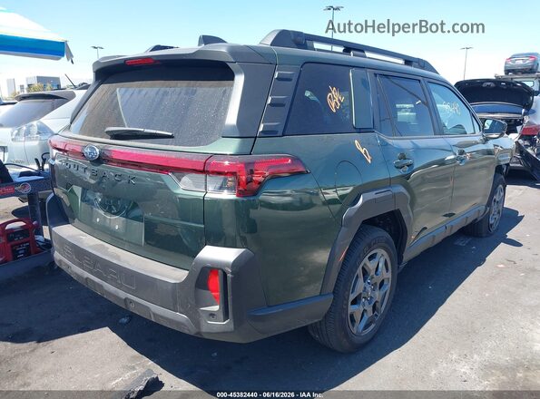 JF2BUPBD5TY453379 2026 SUBARU OUTBACK Зеленый Задняя правая четверть