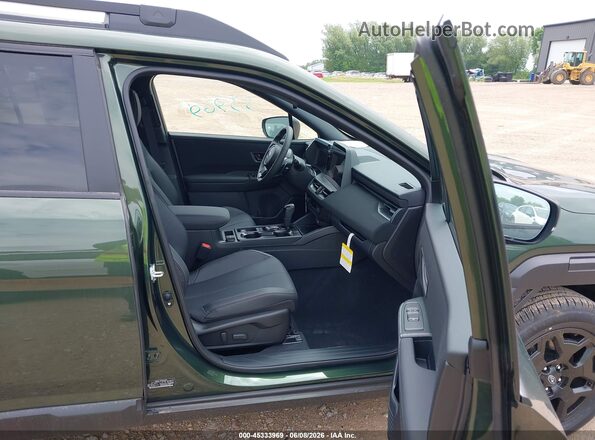 JF2BUPDD1TY501988 2026 SUBARU OUTBACK Green წინა სალონის ხედი