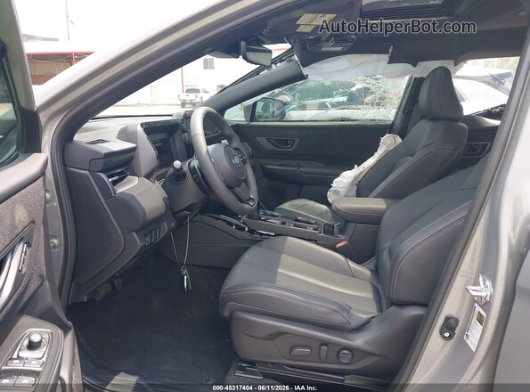 JF2BURGD9TY464454 2026 SUBARU OUTBACK Gray Widok wnętrza z przodu