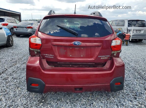 JF2GPAAC2HG234461 2017 SUBARU CROSSTREK Red Rear view