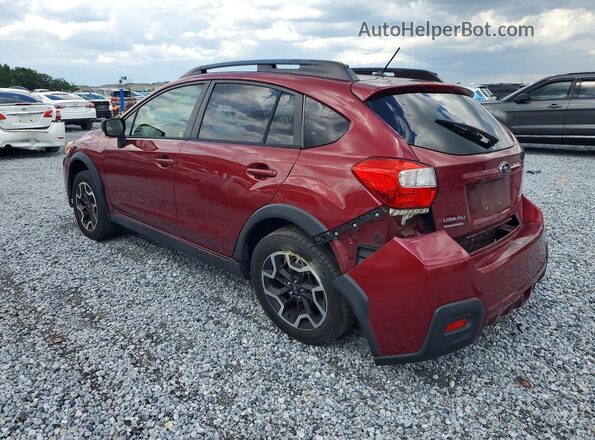 JF2GPAAC2HG234461 2017 SUBARU CROSSTREK Red Rear left