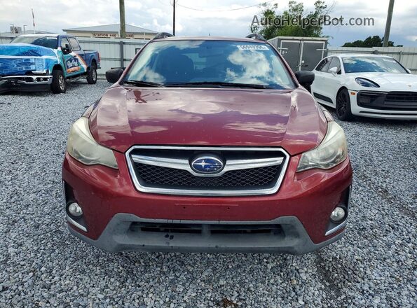 JF2GPAAC2HG234461 2017 SUBARU CROSSTREK Red Front view