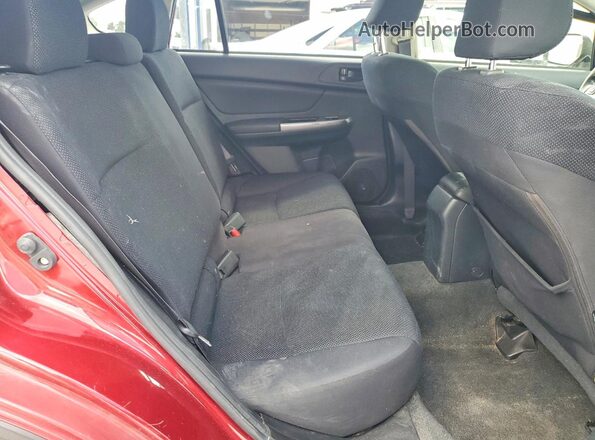 JF2GPAAC2HG234461 2017 SUBARU CROSSTREK Red Rear interior view