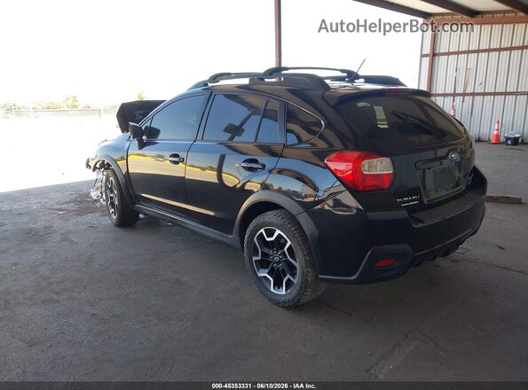 JF2GPAAC5HG278471 2017 SUBARU CROSSTREK Black Trasero izquierdo