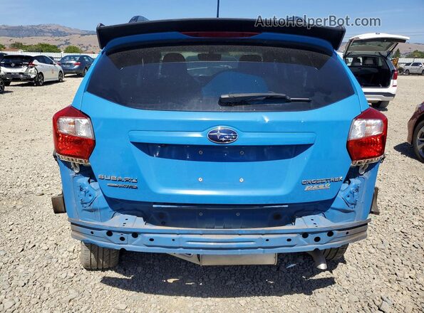 JF2GPAAC8H9201842 2017 SUBARU CROSSTREK Blue Rear view