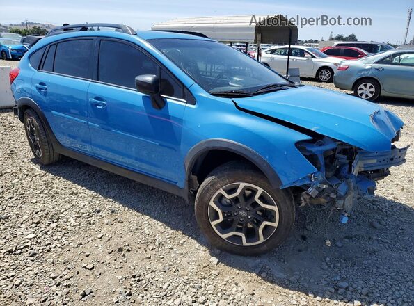 JF2GPAAC8H9201842 2017 SUBARU CROSSTREK Blue Front right