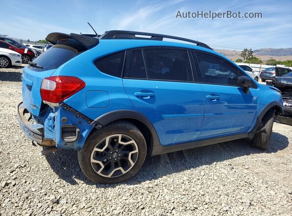 JF2GPAAC8H9201842 2017 SUBARU CROSSTREK Blue Rear right