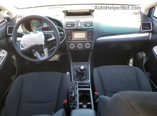 JF2GPAAC8H9201842 2017 SUBARU CROSSTREK Blue Dashboard view