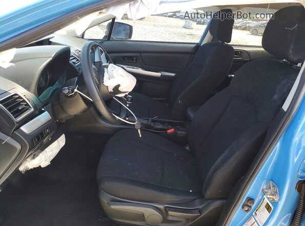 JF2GPAAC8H9201842 2017 SUBARU CROSSTREK Blue Front interior view