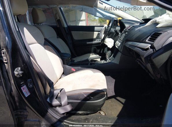 JF2GPABC0G8208559 2016 SUBARU CROSSTREK Black Вид салону спереду