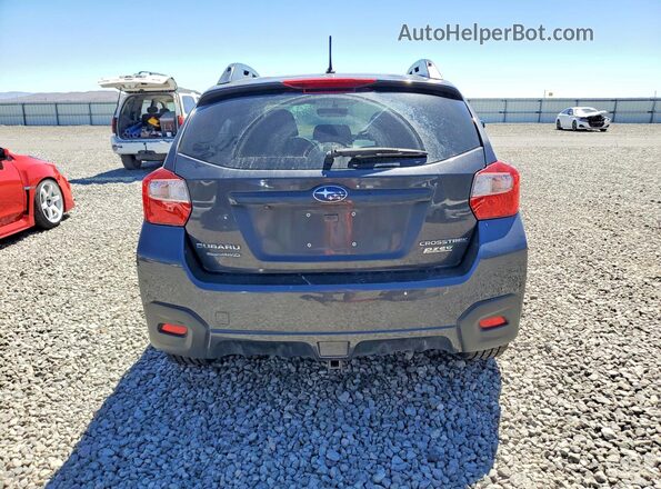 JF2GPABC0H8205307 2017 SUBARU CROSSTREK Charcoal Вид ззаду