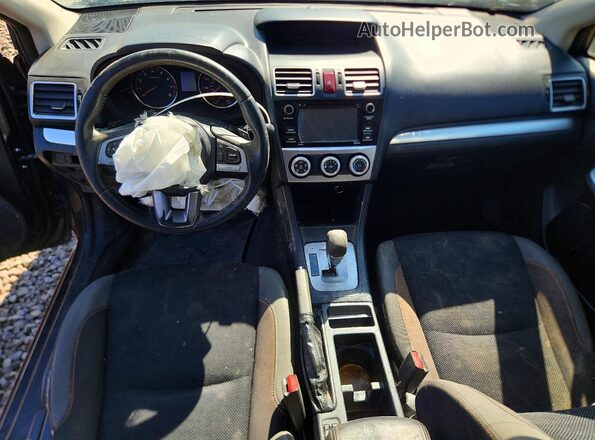 JF2GPABC0H8205307 2017 SUBARU CROSSTREK Charcoal Вид панелі приладів