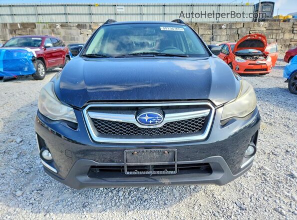 JF2GPABC1G8293458 2016 SUBARU CROSSTREK Black წინა ხედი