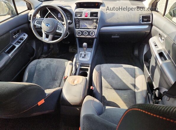 JF2GPABC1G8293458 2016 SUBARU CROSSTREK Black წინა პანელის ხედი