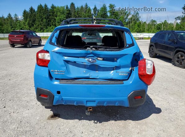 JF2GPABC1GH202205 2016 SUBARU CROSSTREK Blue Հետևի տեսք